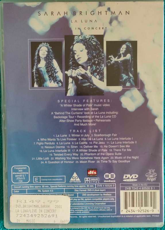 Sarah Brightman - La Luna Live in Concert