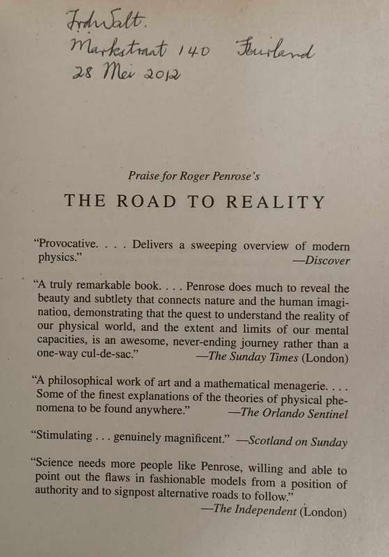 The Road to Reality,Roger Penrose