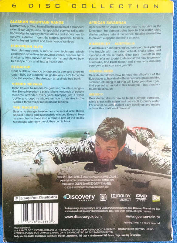 Born Survivor ,Bear Grylls Box set