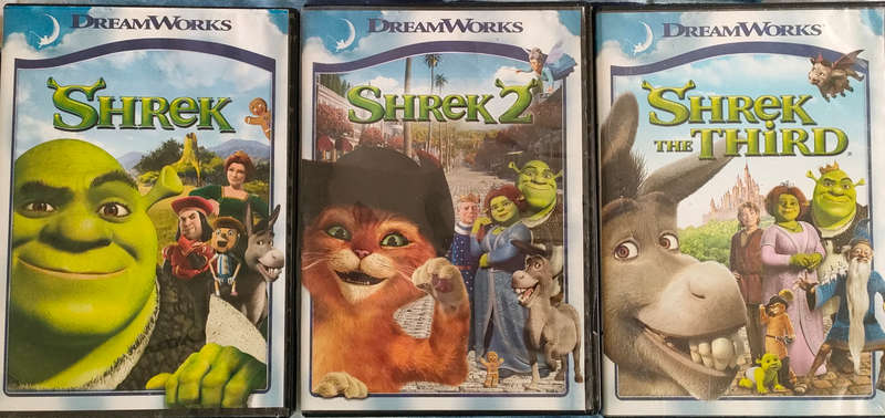 Shrek 1,2,3- Bundle