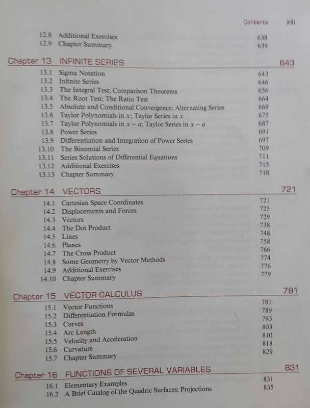 Calculus - One and Several Variables