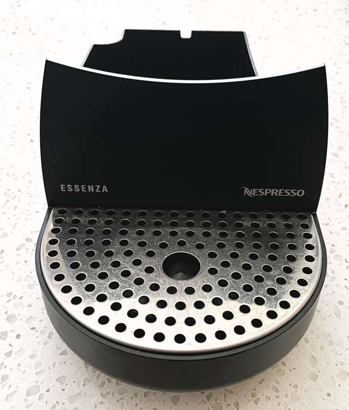 Nespresso Essenza + Milk Frother and Capsule Stand