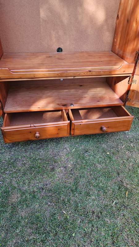 Oregon Pine Cupboard