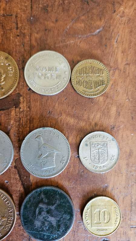 Variety of Tokens & Coins