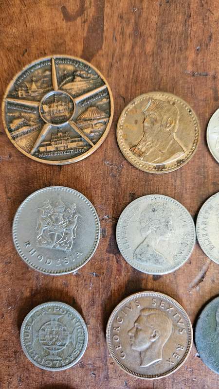 Variety of Tokens & Coins
