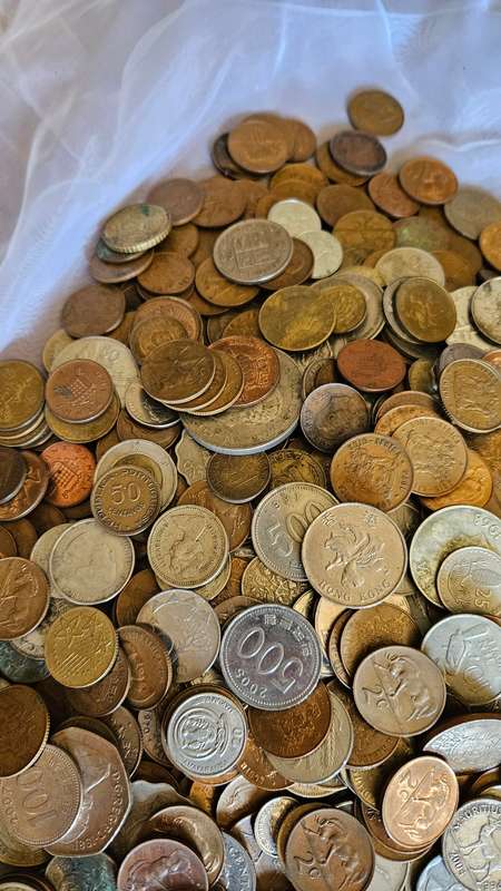 Large 3.3 Lot of Coins plus Silver Coins