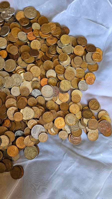 Large 3.3 Lot of Coins plus Silver Coins