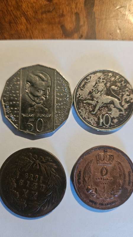 Rare 1977 Silver Jubilee, East Africa 1 Shilling Coins, Error Coin, Blank and More