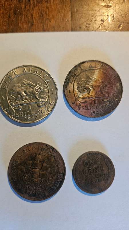 Rare 1977 Silver Jubilee, East Africa 1 Shilling Coins, Error Coin, Blank and More