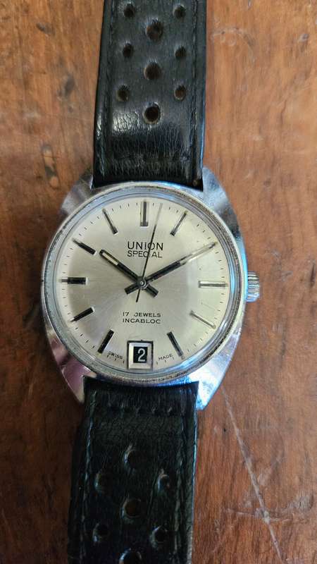Vintage Union 17 Jewels Mens Watch No: 501