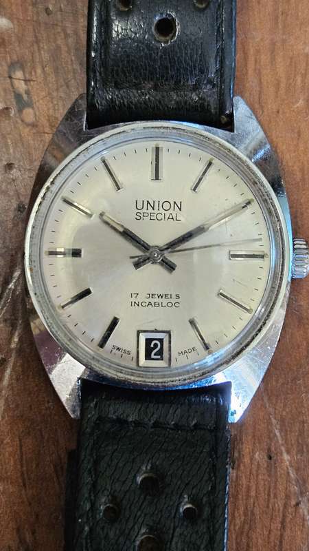 Vintage Union 17 Jewels Mens Watch No: 501