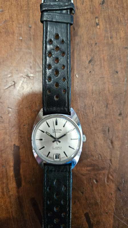 Vintage Union 17 Jewels Mens Watch No: 501