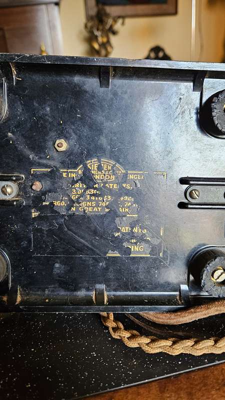 Vintage Bakelite Tellephones