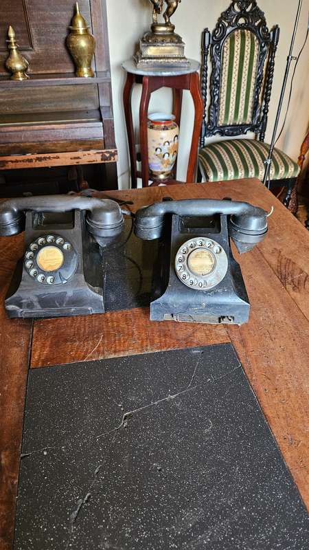 Two Vintage Telephones