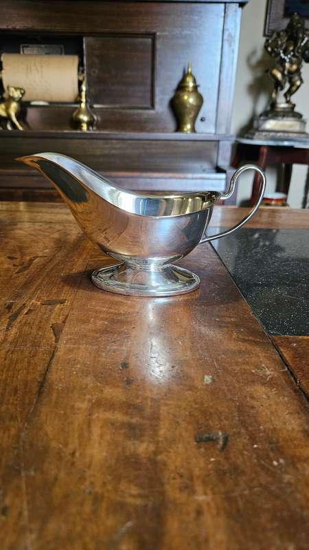 Silver Plated Sauce Boat