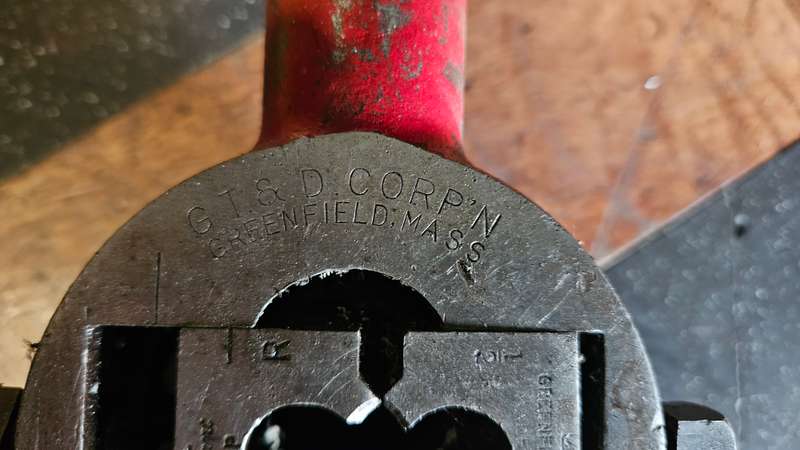 "RESERVED FOR TAAIBRAH"   Little Giant Pipe Threading Tool Kit. Made in USA