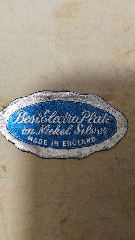 Vintage EPNS Baby Set