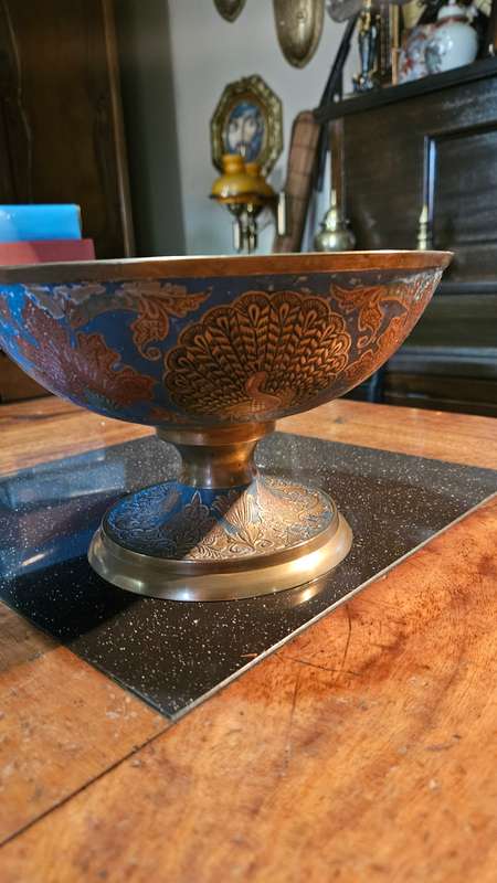 Vintage Indian Brass Bowl