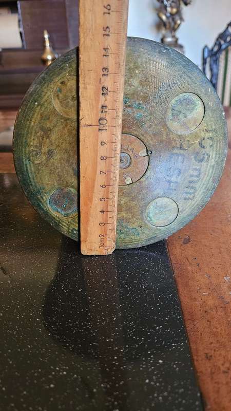 Large Vintage Brass Canon Shell Casing