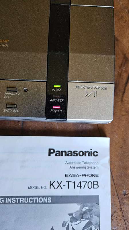 Panasonic Easy Phone Answering Machine. Model KX-T 1470B