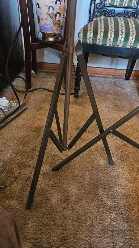 Two Vintage Smith-Victor Model S2 Studio Floor Lamps