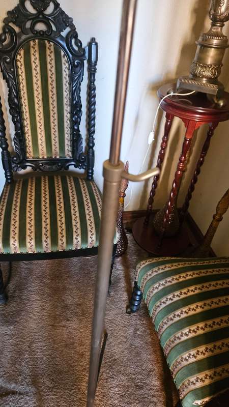 Two Vintage Smith-Victor Model S2 Studio Floor Lamps