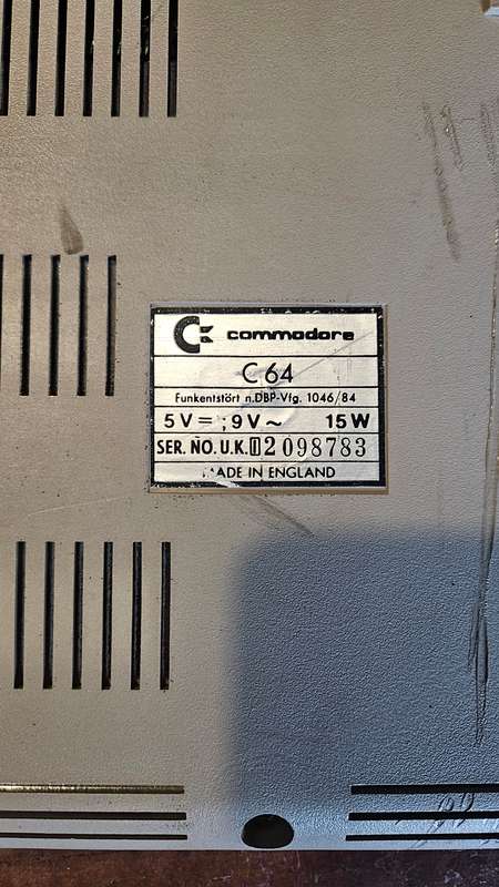 Vintage Commodore 64 Keyboard Plus Games & Manuals