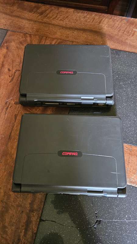 Two Compaq Contura Arero 4/33 C Laptops
