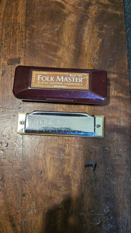 Susuki Folk Master 10 Hole Diatonic Harmonica
