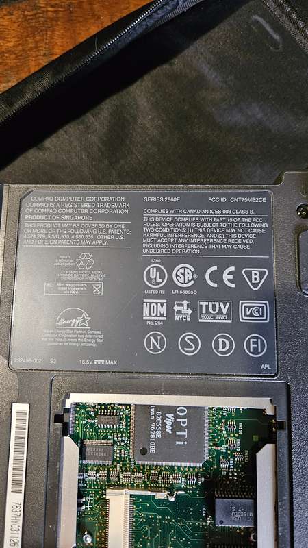 Compaq Armada 1120 Series 2860E