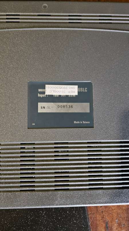 SunRace The Hyperbook 3000 Series + Canon Bubblejet Printer BJ 10 SX