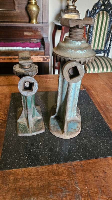 Two Vintage Car Jacks