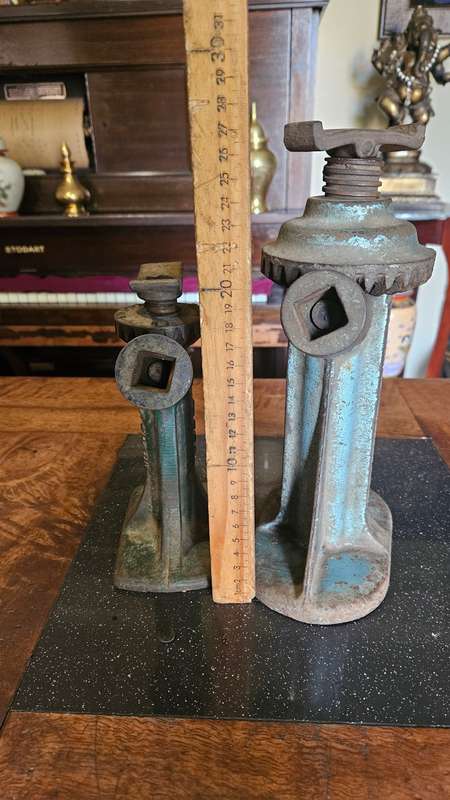 Two Vintage Car Jacks