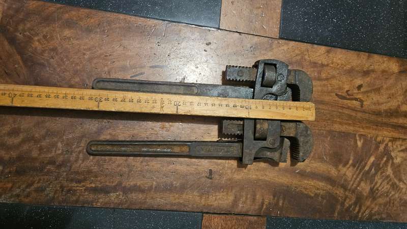 Two Adjustable Monkey Wrenches