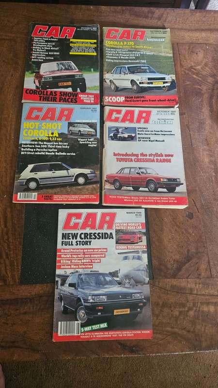 " RESERVED FOR Vitesh" Five Car Magazines