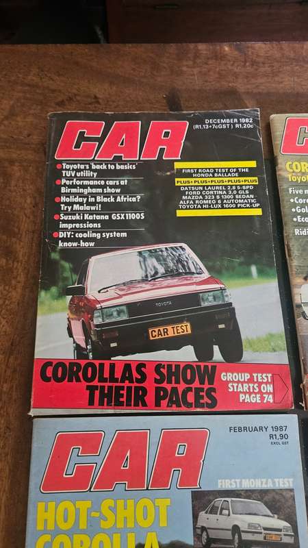 " RESERVED FOR Vitesh" Five Car Magazines