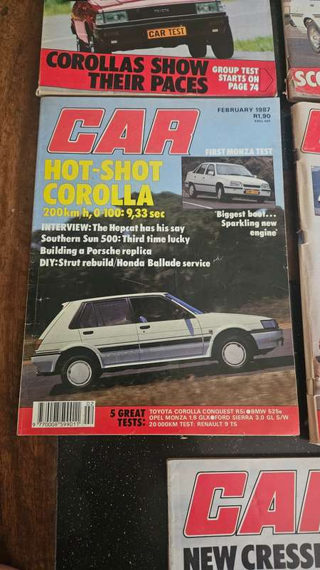 " RESERVED FOR Vitesh" Five Car Magazines