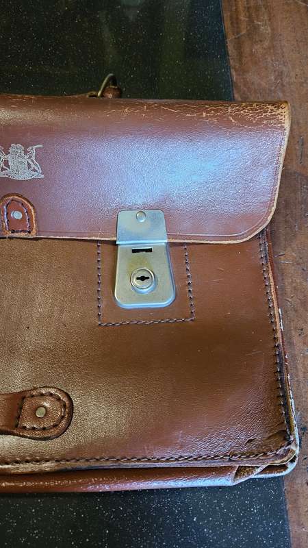 Vintage Leather Briefcase