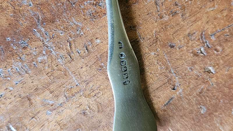 Vintage Knife & Fork Set 60 % Silver
