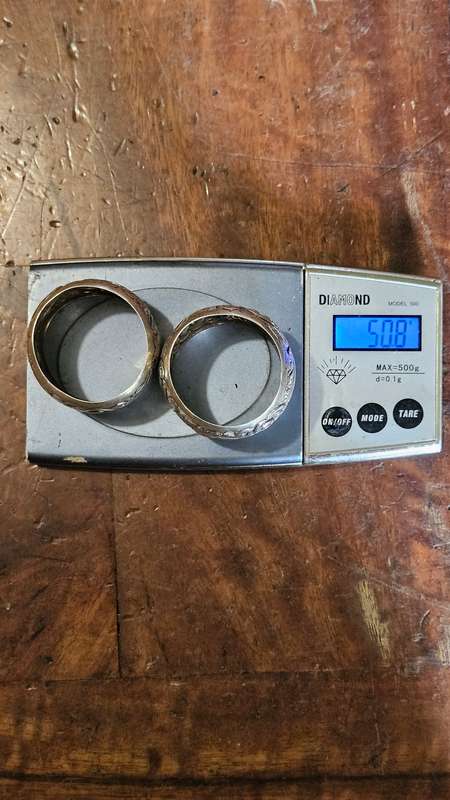 Sterling Silver Napkin Rings Dated in the 1800s