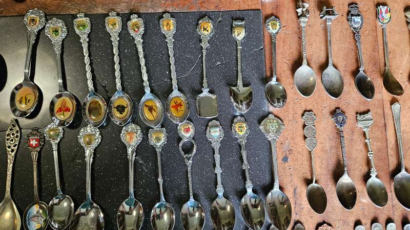 Huge Collectable Teaspoon Lot