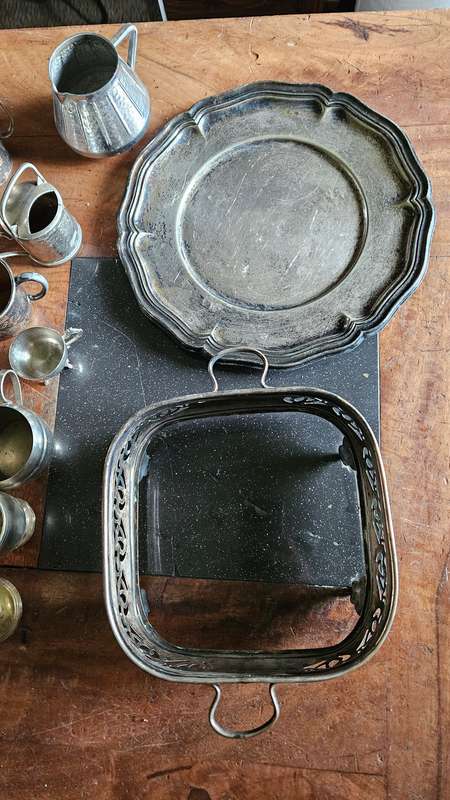 Silver Plate & Pewter Lot