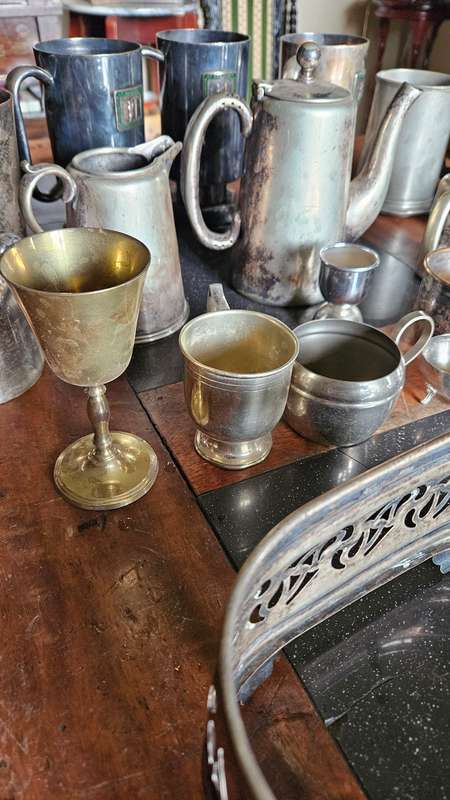 Silver Plate & Pewter Lot