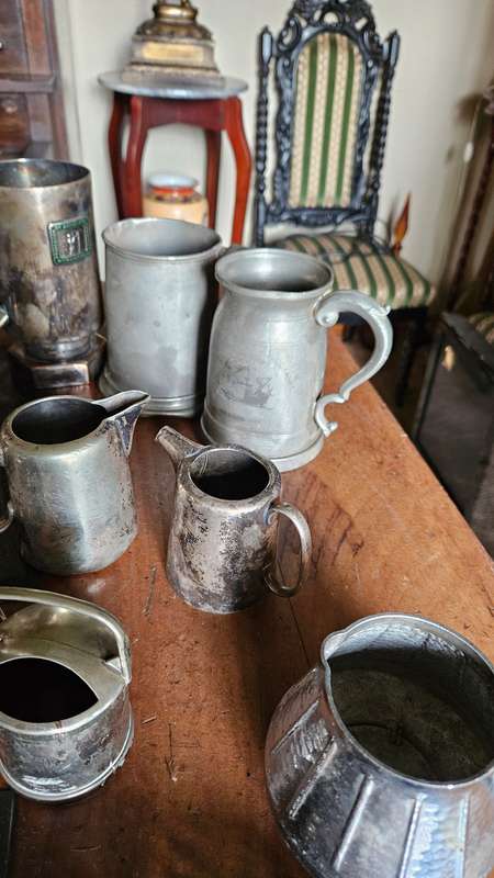Silver Plate & Pewter Lot