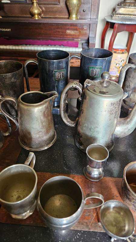 Silver Plate & Pewter Lot