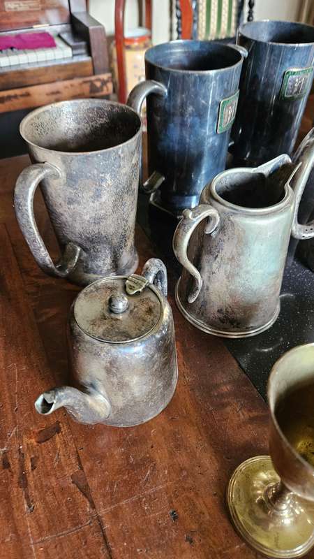 Silver Plate & Pewter Lot