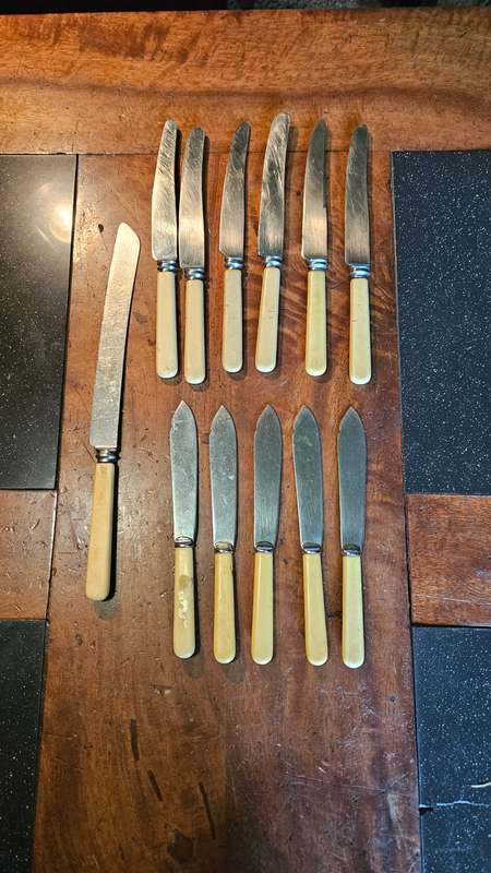 Vintage Bone Handle Knives