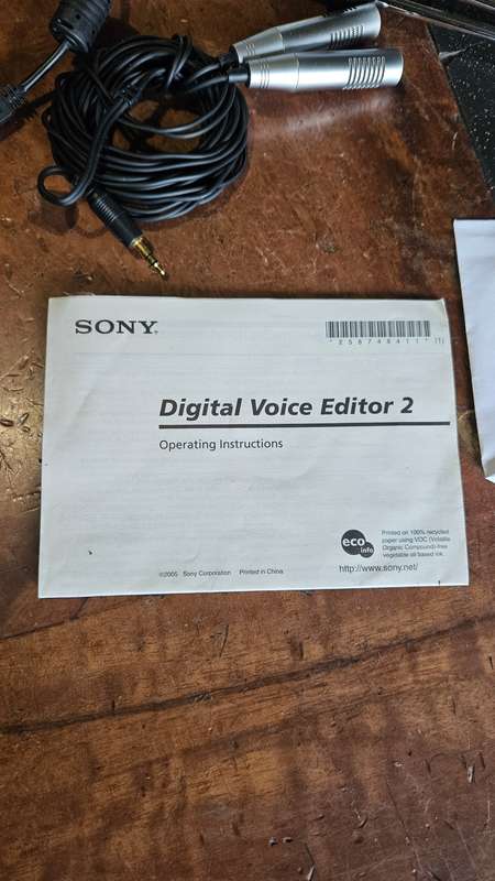 Sony Digital Voice Editor X 2