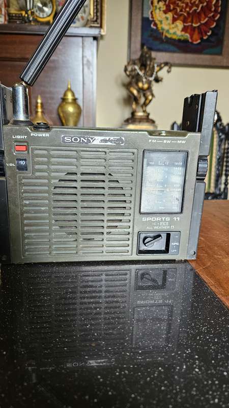 Old Portable Sony Spots 11 Solid State Radio