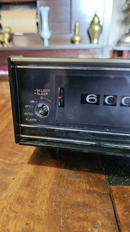 Vintage Bedside Radio.